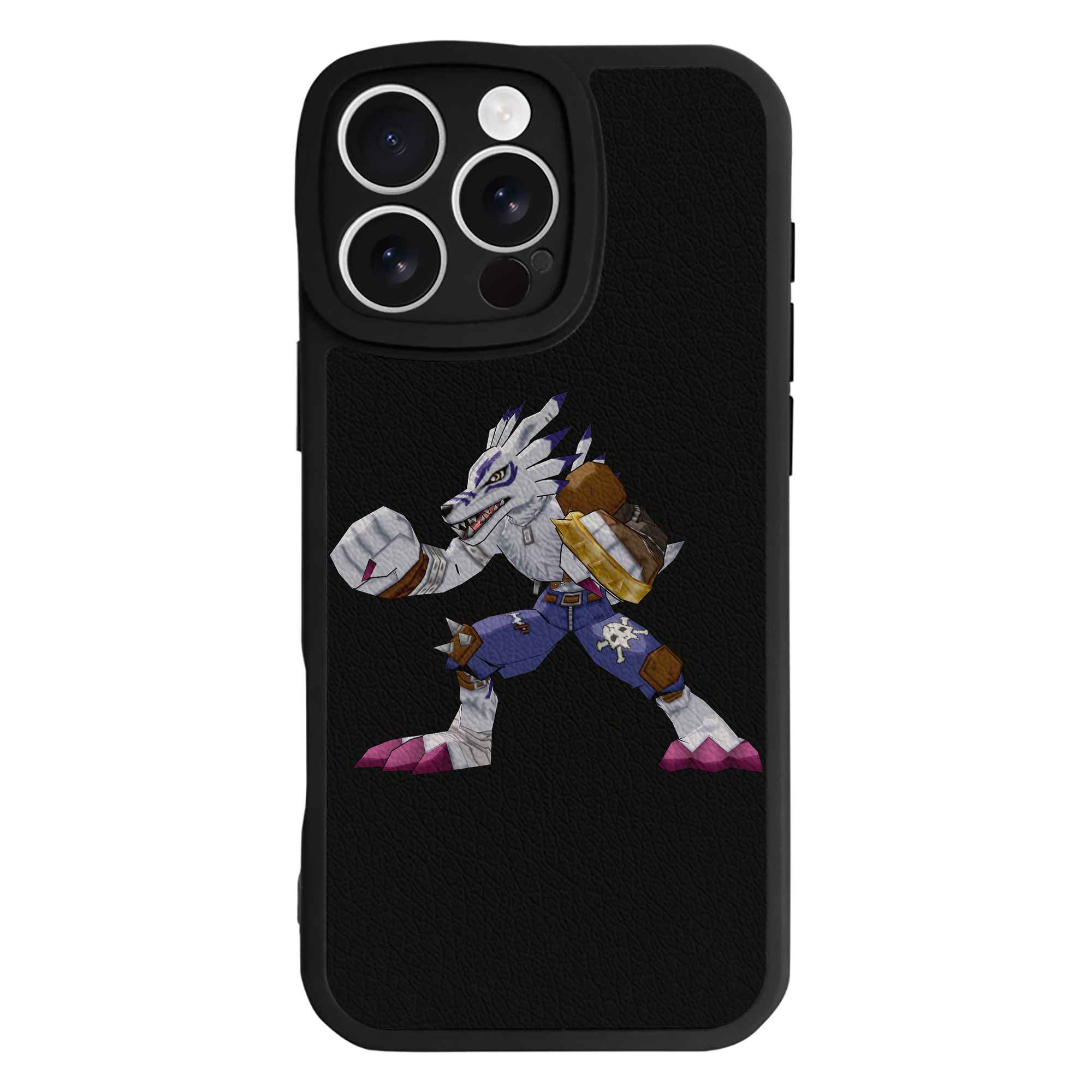 （画像用） Digimon デジタルモンスター/デジモン 【iPhone 16シリーズ対応】シリコンスマホケース（レザー調） 材質：シリコン